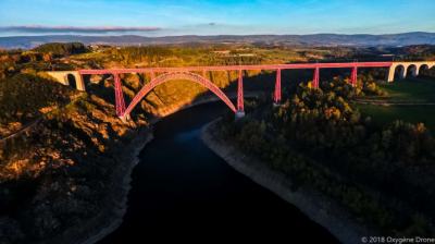 Cantal : Viaduc de Garabit en drone