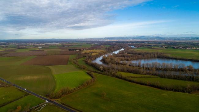 Saint-Étienne : Bocages de la Loire - Images aériennes drone dans la Loire